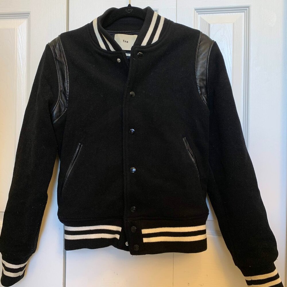 Aritzia TNA Varsity Jacket S
